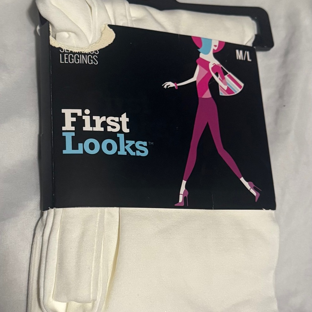 First Looks Women's White Leggings